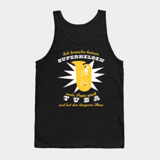 Superheldtubapapa Tank Top